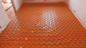 retroing a floor heating system in