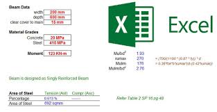 Rcc Building Design Excel Sheet Download Engineering