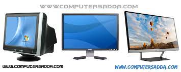 A monitor usually comprises the visual display, circuitry, casing, and power supply. Computersadda Types Of Computer Monitors