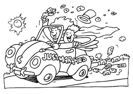 Make a coloring book with mickey and minnie just married for one click. Malvorlage Just Married Coloring And Malvorlagan