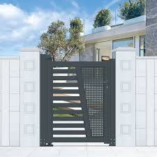 Metal Gate Fence And Single Gate Design