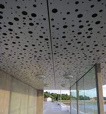 perforated metal ceiling tiles home