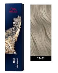 Wella Koleston Perfect Me Permanent Hair Color 12 81 Special Blonde Pearl Ash