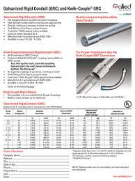 Specification Sheets Allied Tube Conduit Electrical