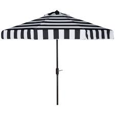 9 Ft Umbrella In Beige In Black And White