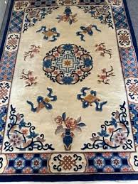 blue chinese 5 x 8 ft size area rugs