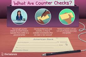 Even if cheques seem like mysterious relics from the past to you, voiding a cheque is actually pretty easy. How Counter Checks Work Checks From Your Branch
