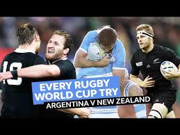 rugby world cup try from argentina v