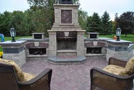 Outdoor Fireplace Kits Landscaping