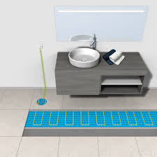 underfloor heating btw baths tiles