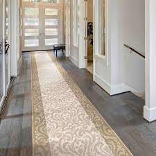baroque ivory hallway carpet runners