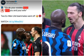 Romelu lukaku says 'f**k you and your wife' in angry outburst towards zlatan ibrahimovic. Photo Fox Sports Use Monkey Emoji In Lukaku And Ibra Post