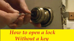 Here kelly (special operations sere instructor) shows you a trick to open a lock with one stroke of a rake.loads of lock picking and how to keep your valuab. How To Open A Lock Without A Key Ways To Open A Locked Door Without A Key How Open A Locked Door Youtube