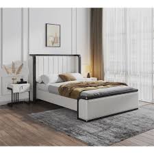 Full Upholstered Bed Frame