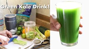 morning green kale drink