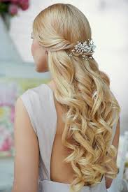 wedding hairstyle the half up do