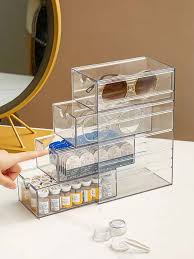 cosmetic organizer shelf