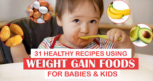 baby food chart for weight gain