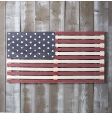 Slat American Flag Wall Decor