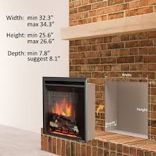 Loon Peak Electric Fireplace Insert