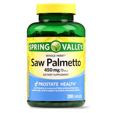 Spring Valley Whole Herb Saw Palmetto Capsules 450 Mg 200 Ct Walmart Com