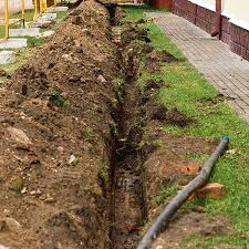 French Drain System Installation In