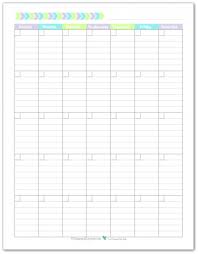Personal Planner Free Printables Blank Monthly Calendar