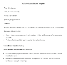 Musical Theatre Resume Template Word Musicians Musician Samples