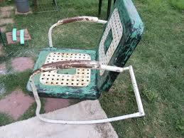 Metal Rocking Chair Vintage Metal