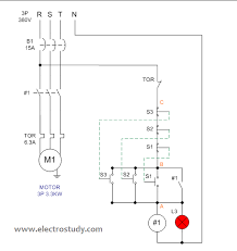 Diagram single phase meter wiring diagram full version hd quality. Wiring Diagram 3 Phase Motor 3 3 Kw With Three Unit Of Bsh 222 Switch Electrostudy