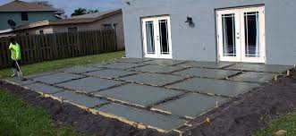 Poured Concrete Pavers Create A Stylish