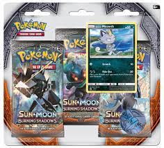 Pokemon Sun and Moon 3 Burning Shadows Blister - Walmart.com