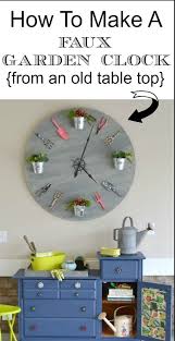 7 Unusual Diy Clock Ideas For Garden