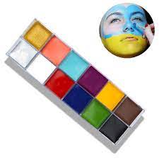 12 colours makeup grease paint body