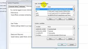 environment variables in windows 7