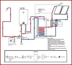 solar dhw diagram solar water heater