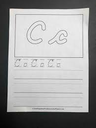 free cursive writing practice sheets a z