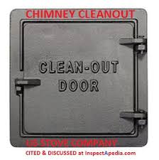 Chimney Cleanout Door Inspect Repair