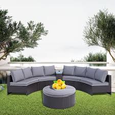 Pe Wicker Outdoor Sectional