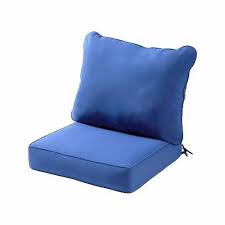 Foam Blue Outdoor Deep Seat Cushion