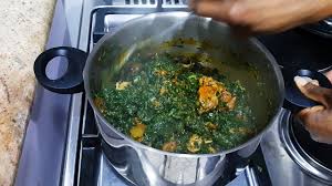 Cook for 2 minutes and put it down. Vegetable Soup With Ugu And Water Leaves Edikang Ikong Soup Recipe Flo Chinyere Youtube