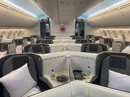 review air canada 787 9 business cl