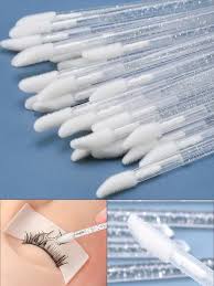 50pcs disposable eyelash cleaning brush