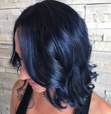 Blue black is an amazing hair color; 19 Most Amazing Blue Black Hair Color Looks Of 2020