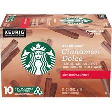 is starbucks cinnamon dolce k cup pods