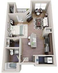40 Stylish Studio Apartment Floor Plans