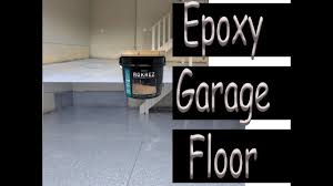 diy epoxy garage floor install