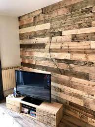 Diy Pallet Wall Paneling Wall