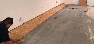 The right glue is very important here, it's what. Basement Subfloor Options Dricore Versus Plywood Home Remodeling Contractors Sebring Design Build