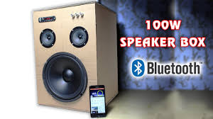 how to make 100w bluetooth speaker box